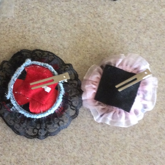 Gothic  lace tulle hair decorations/accessories - Picture 2 of 3